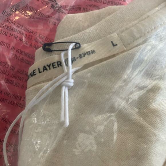 Marine Layer Pride Tank Sleeveless Top Cropped Boxy Muscle Large New - Picture 3 of 3